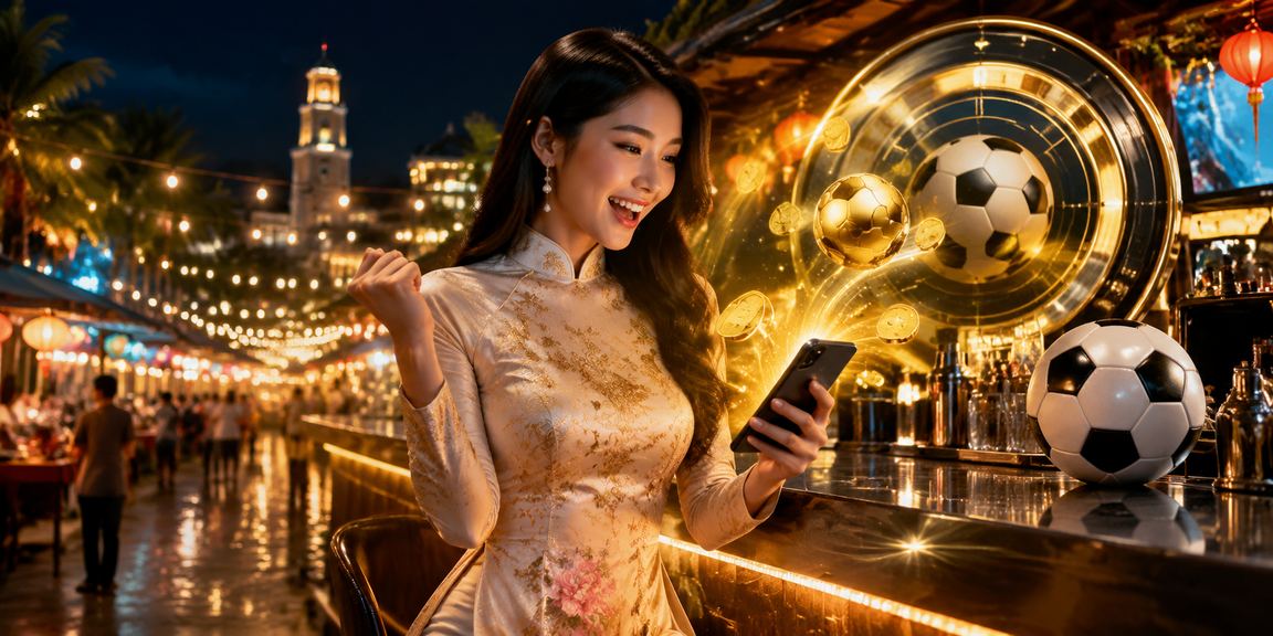 Người dùng Việt Nam đặt cược bóng đá trên điện thoại Android tại Phú Quốc